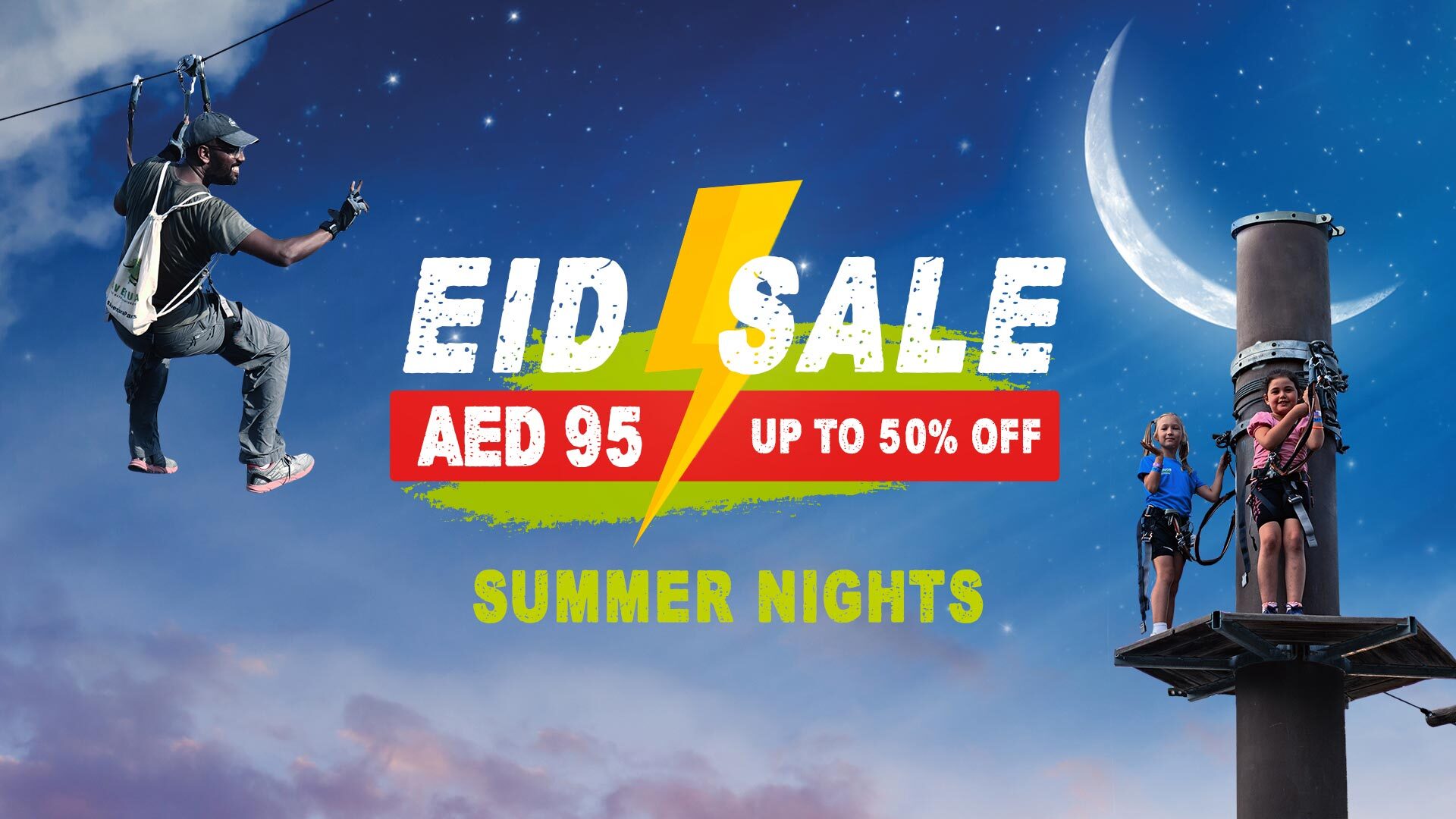 50% off This Eid al Adha at Aventura Parks