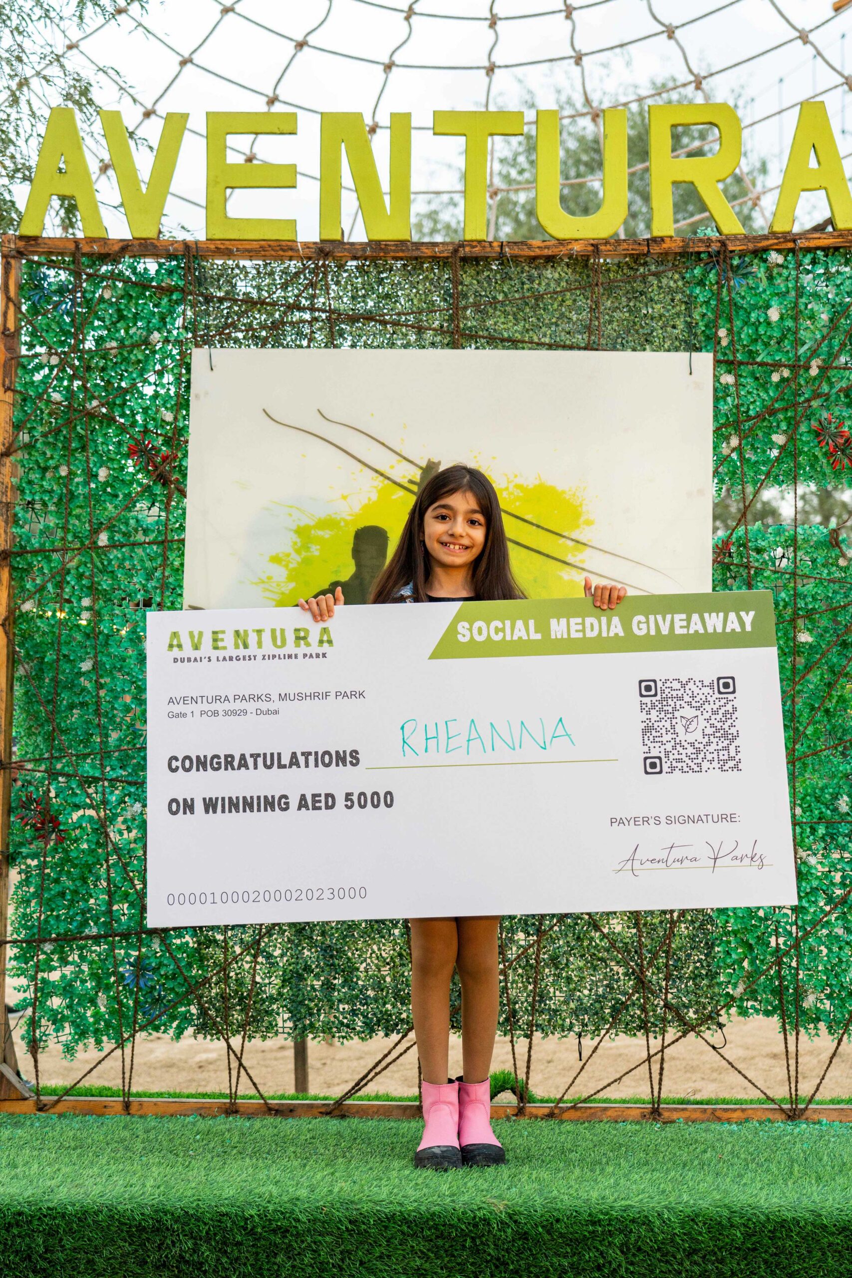 social media competition at Aventura