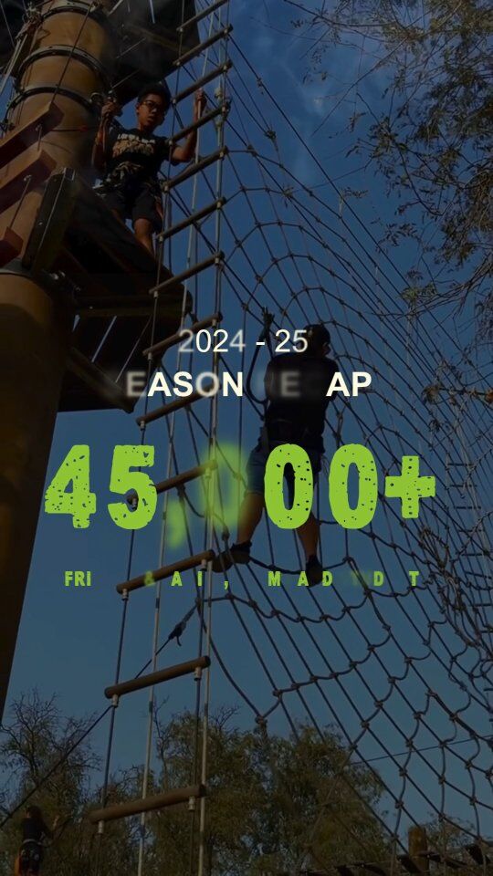Over 45,000 of you joined us this season: families, friends, school groups, and corporate teams. From zipping through the trees to conquering challenges together, thank you for making 2024–2025 an epic ride!

To every student on a field trip, every camper, every team that came to bond and grow, and friends and families that shared laughter and adventure, thank you for being part of our journey.

We’re taking a short break, but the fun returns September 12, 2025.

Aventura is Dubai’s Green Heart. 💚

#aventuraparks #dubaisummer #outdooradventures #seasonrecap