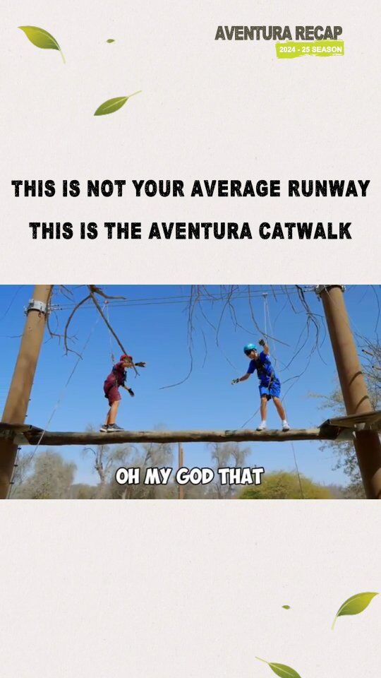 Think you’ve got balance and focus? Show us. Cross the Catwalk—then blindfold yourself and walk it back.

Only the fearless make it through.

🌞 We’re closed for summer, but we’re back Sept 12, 2–9 PM.

🎟️ Ask for the Aventura Challenge at the ticket office, face your fear, and win the cheer!

Watch the full Aventura Challenges on IvanIsHere YouTube!

#AventuraCatwalk #AventuraChallenge #LiveToExplore #AventuraParks #DubaiAdventures